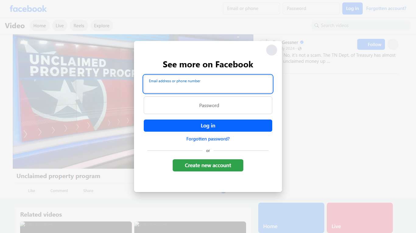 WATCH 💰 No, it's not a scam. The TN Dept. of Treasury has almost $1 billion in unclaimed money up for grabs. Find out how to check if your name is on the list. Tori Gessner Facebook